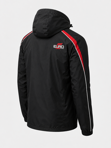 Men's Winter Hooded High Street Casual <b>Canvas</b> Windbreaker <b>Jacket</b>-100% Nylon Customizable Breathable & Waterproof Front Logo - Product Image 4