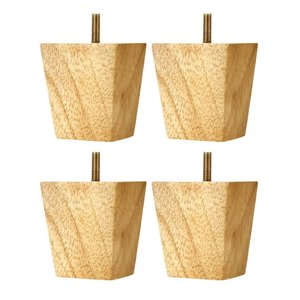 Natural Solid Wood Furniture <b>Legs</b> Square Shape Heavy Duty <b>Sofa</b> <b>Legs</b> <b>for</b> Apartment Hotel and Modern Interior Projects - Product Image 1