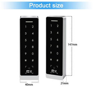 <span class=keywords><strong>Nuevo</strong></span> Lector de Códigos QR Impermeable, Cerradura Inteligente para Puerta, Controlador de Acceso con Tarjeta RFID, Teclado Metálico, Sistema de Control de Acceso a Puertas Independiente - Product Image 1