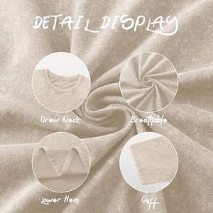 Oversized Graphic T <b>shirts</b> <b>for</b> <b>Men</b> Acid Wash Los Angeles Vintage Tees Streetwear Baggy Cotton <b>Shirts</b> - Product Image 6