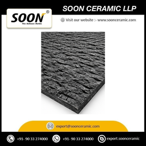 SOON CERAMIC Prix direct usine, grande dalle de dolomite noire polie, finition chisellée et lisse, design 3D moderne et écologique - Product Image 6