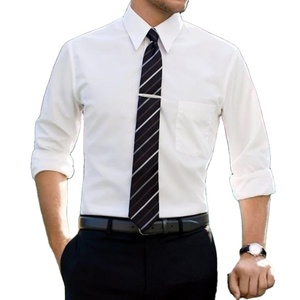 Chemise de cérémonie personnalisée à prix réduit Chemise officielle Drees de haute qualité à manches longues Service OEM à bas quantité minimale de commande Coton respirant - Product Image 1