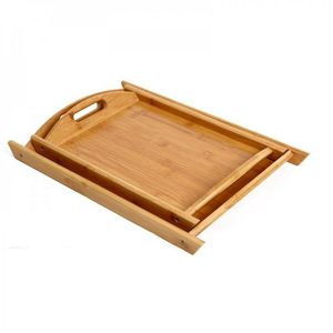 Elegante Bandeja Ovalada de Madera de Nogal Oscuro con Acabado Pulido Liso, Diseño Contemporáneo, Color y Tamaño Personalizables para Comidas Elegantes - Product Image 4