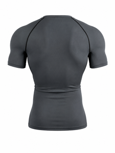 T-shirt de compression à manches courtes pour homme Free Fight Industry, noir, séchage rapide - Product Image 2