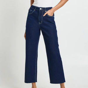 Jeans de Mezclilla Transpirables de Diseño Casual para Mujer, con Lazo Personalizable, Ecológicos y de Alta Calidad - Product Image 2