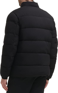 Wholesale Windbreaker Winter Lightweight Custom Puffer Fashion Outdoor Plus Zip up Stand Collar Puffer <b>jacket</b> for men - Product Image 1