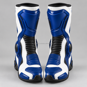 Bottes de moto longues, chaussures de conduite tendance, chaussures de protection durables pour la moto, pour les voyages d'aventure et les courses - Product Image 2