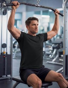 Seamless UV-Protection Mens Quick-Dry T-<b>Shirt</b> For Running With Muscle Support Fit - Product Image 4
