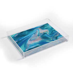 Hot Selling Top Quality Acrylic Tray Printed Crafts For Ramadan Food Serving & Storage Transparent Acrylic Tray - Product Image 4