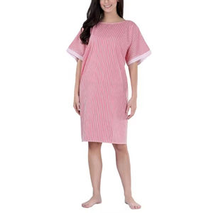 Wholesale Men Women Printed Patient Gowns Customized Colors Hospital Use Gowns - Product Image 1