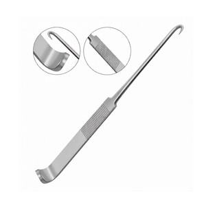 METAL MED CORPORATION Meilleure vente : Crochet de trachéotomie 15 cm à pointe acérée en acier inoxydable autoclavable, instrument chirurgical ORL pour - Product Image 4