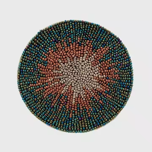 Premium Bohemian Design <b>Bead</b> Cup <b>Coasters</b> Decorative Heat-Resistant <b>Coasters</b> for Housewarming Gifts Craftsmanship - Product Image 3