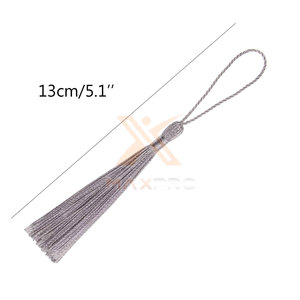 Borlas de Hilo de Poliéster/Nylon de Color Sólido de Último Diseño, Etiqueta Privada de Alta Calidad con Colores y Tamaños Personalizables - Product Image 2