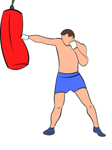 Sac de frappe de boxe en cuir vide à remplir pour entraînement fitness, exercice en salle de sport pour adultes, sac de frappe lourd pour homme, OEM - Product Image 4
