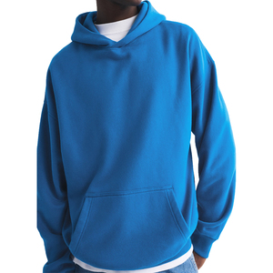 Sweat-shirts à capuche en molleton personnalisés avec logo pour hommes, vente en gros, haute qualité, vierges, unis, coupe oversize, grandes tailles - Product Image 4