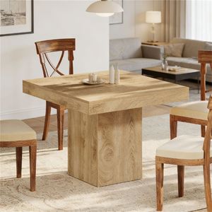 <b>Square</b> <b>Kitchen</b> Dining <b>Table</b> with Farmhouse Style for Coffee or Dining-<b>Table</b> Only - Product Image 2