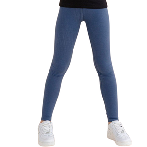 Leggings pour filles, tricotés, 100% coton, séchage rapide, respirants, écologiques, doux, extensibles, longueur intégrale, vente en gros, fabricant - Product Image 6