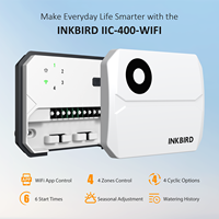 Inkbird IIC-400-WIFI Sistema de Riego para Jardín de 4 Zonas, Controlador de Riego
