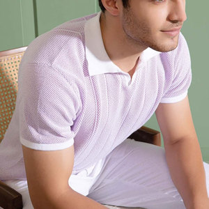 Chemise Homme Tendance à Prix Abordable – Design Estival, Couleur Unie, Confortable, Manches Courtes, Décontractée, en Jersey avec Poche, Personnalisable - Product Image 5