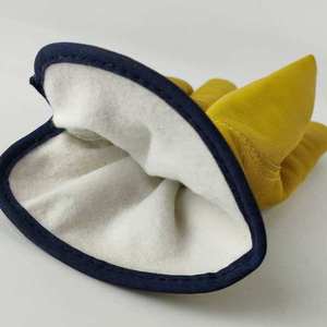 Gants de protection en cuir de vachette pour les mains, gants de travail de soudage en cuir / Gants de soudage en cuir de haute qualité résistants à la chaleur - Product Image 4