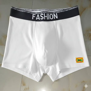 Calzoncillos bóxer personalizados con logo para hombre, sin costuras, cómodos, suaves, transpirables, 95% rayón, 5% spandex, cintura baja, desechables, MOQ bajo - Product Image 6