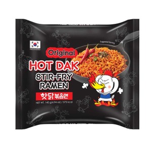 [YNK INTERNATIONAL KOREA] Nouilles coréennes instantanées Hotdak Carbo, croustillantes et épicées, pour la restauration en gros - Product Image 1