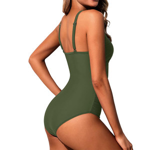 Maillot de bain une pièce pour femme, imprimé, dos nageur, pour la course et la plage, 100% Nylon, Anti-UV, Personnalisable - Product Image 5