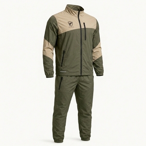 Ensemble de survêtement coupe-vent pour homme High Street, écologique, léger, anti-transpiration, avec cordon de serrage et poches latérales - Product Image 5
