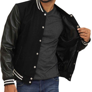 Custom <b>Men's</b> Wool Varsity <b>Jacket</b> with Heat-Transfer Printed Design Custom Team Logo Snap Closure & Side Pockets OEM Service - Product Image 5