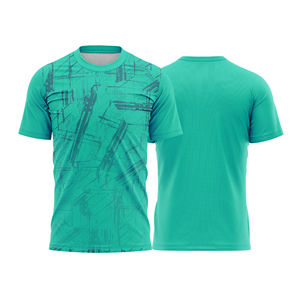 เสื้อฟุตบอลแขนสั้นแบบสั่งทำพิเศษ น้ำหนักเบา ชุดฟุตบอล OEM ชุดกีฬาทีม แห้งเร็ว ระบายอากาศได้ดี ผลิตจากโพลีเอสเตอร์ 100% - Product Image 4