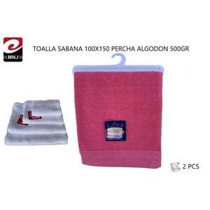 Ensemble de serviettes de bain 100x150 avec crochet Toalla Sabana Con Percha - Product Image 5