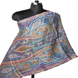 Estola de Cachemira Larga con Estampado Digital, Bufanda Tradicional con Impresión Digital - Product Image 6