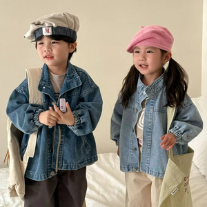 Nouvelle veste en jean pour enfants Printemps/Automne 2026 - Vêtement d'extérieur ample pour garçons et filles - Product Image 2