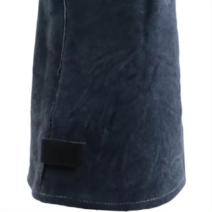 Gants de soudage anti-adhérents doublés, gants de sécurité pour travaux de construction, longueur 14 pouces, en cuir de vachette. - Product Image 3