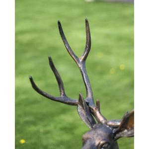 Escultura de Reno con Astas de Tamaño Real, Diseño Abstracto, para Montar en el Suelo, Hecha a Mano, Personalizable, Fabricante de Figuras de Animales - Product Image 4