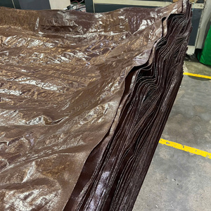 Bâche en PE imperméable marron de haute qualité, résistante aux UV, pour la construction, l'agriculture et les camions - Product Image 2