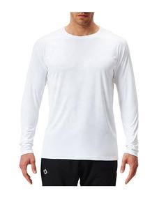 Custom Men Long Sleeve Rash Guard Shirt UPF 50+ UV Sun Protection Lightweight Spandex/Polyester Quick-Dry <b>Surfing</b> Swimming Beach - Product Image 5