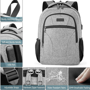 Mochila de Material de Algodón y Nailon a Precio de Mayoreo, con Bolsillo Lateral y Espacio para Botella, Mochila Elegante - Product Image 2