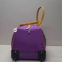 Sac de sport en nylon violet 1911 avec numéro doré, sac de voyage unisexe à fermeture éclair, style tendance, sac à dos de sport de haute qualité 22 pouces
