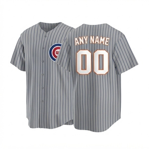 For Chicago for Baseball Jersey Unisex Custom Letter V-neck Short Sleeve Tackle Twill 100% Polyester Quick Dry Breathable Sport - Product Image 6