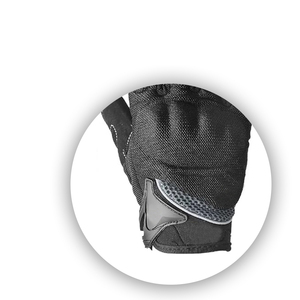 Gants de moto de haute qualité avec rembourrage protecteur et design respirant pour la conduite et le motocross en cuir personnalisé - Product Image 3