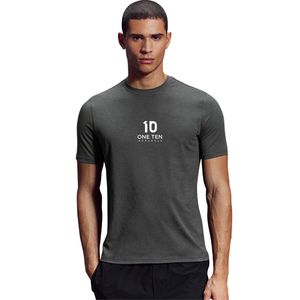 T-shirt de performance à manches courtes pour homme, léger, respirant, col rond, haut de sport pour la salle de sport, l'entraînement, la course à pied, la remise en forme - Product Image 1
