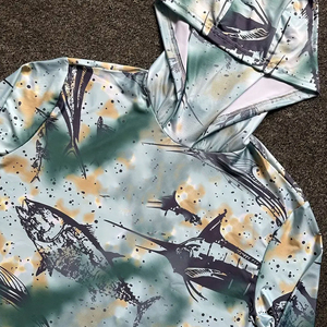 Sudadera con Capucha para Pesca al Aire Libre para Hombre, Talla Grande, Protección Solar UPF 50, Ligera y Fresca, para Actividades Náuticas y Marítimas - Product Image 4