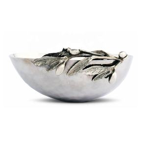 Modernos Tazones Decorativos de Aluminio con Acabado Dorado para Servir Chocolate, 23.5 x 12 cm, para Hotel y Restaurante - Product Image 4