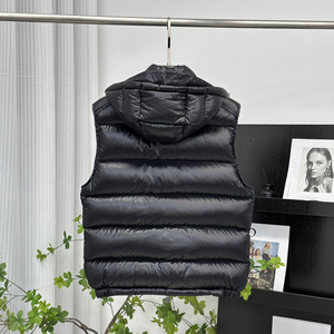 Warm Hooded Puffer Vest for Men Outdoor Sleeveless Jacket Lightweight Waistcoat <b>Padded</b> Winter Fashion Streetwear Outfit - Product Image 6
