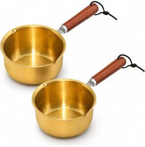 Théière de luxe écologique sans BPA en acier inoxydable avec poignée en bois sans couvercle pour la préparation du thé - Product Image 1