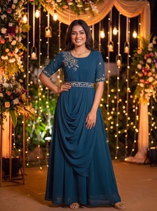Vestidos de Novia con Estilo Variado, con Dupatta y Cinturón, con Bordado y Trabajo a Mano, para Venta de Exportación - Product Image 5