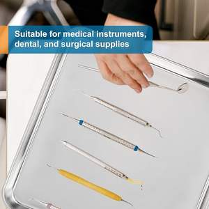 ถาดผ่าตัดเหล็กคุณภาพสูงแบบใช้แรงคน  ถาดฆ่าเชื้ออุปกรณ์ผ่าตัดแบบปลอดเชื้อ ได้รับการรับรองมาตรฐาน CE - Product Image 4