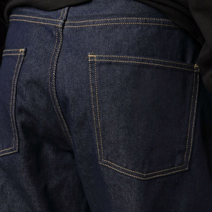 Pantalones Vaqueros de Mezclilla para Hombre, Corte Regular, Pierna Recta, Lavado Azul, Clásicos, Cinco Bolsillos, de Algodón, Nuevos - Product Image 6