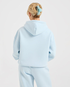 Sudadera con Capucha Extra Grande para Mujer, Color Sólido, Felpa de Algodón, Manga Larga, Estilo Casual Otoñal, con Bolsillos, 2026 - Product Image 2